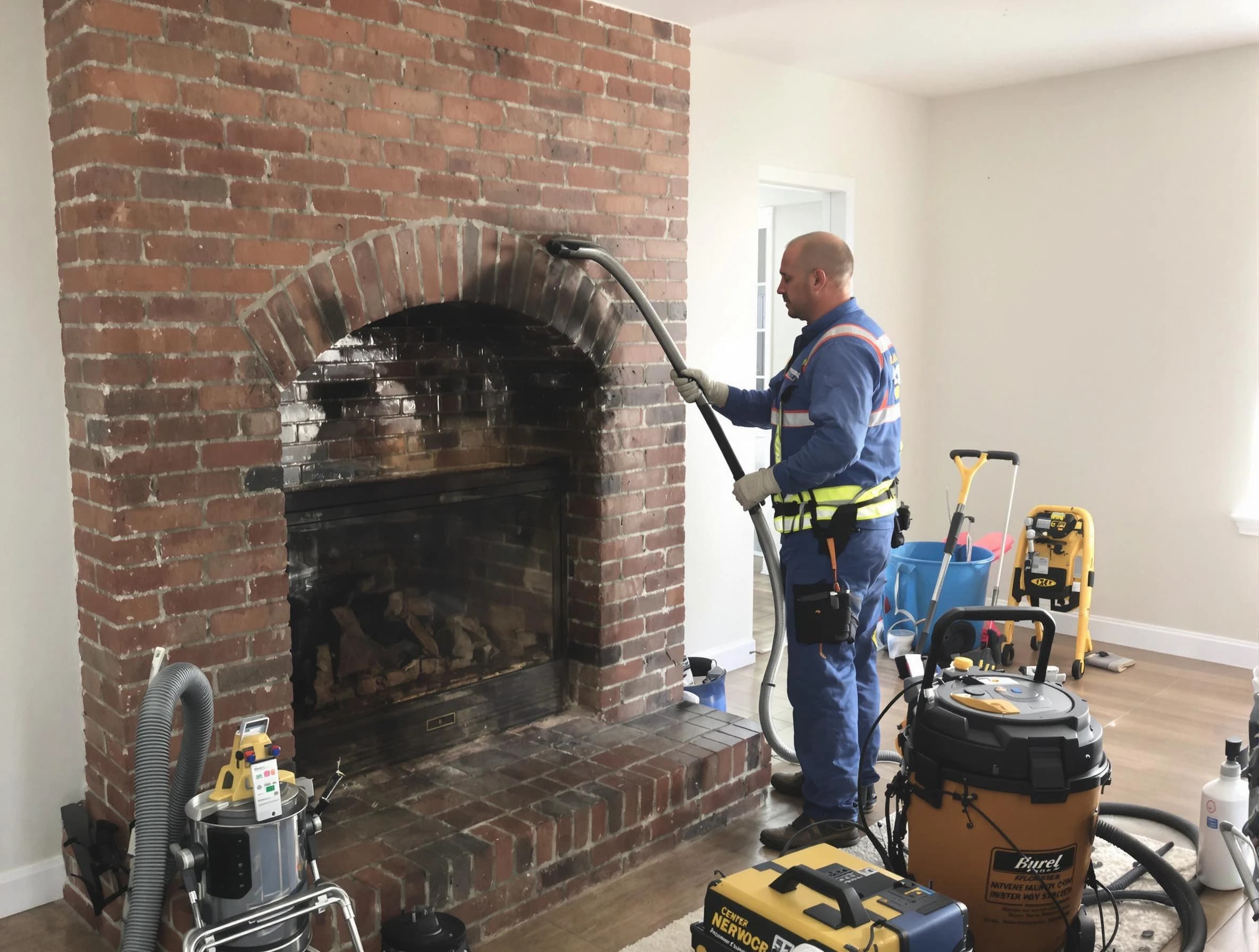 Shawnee Chimney Sweep expert performing detailed chimney sweep in Shawnee, OK