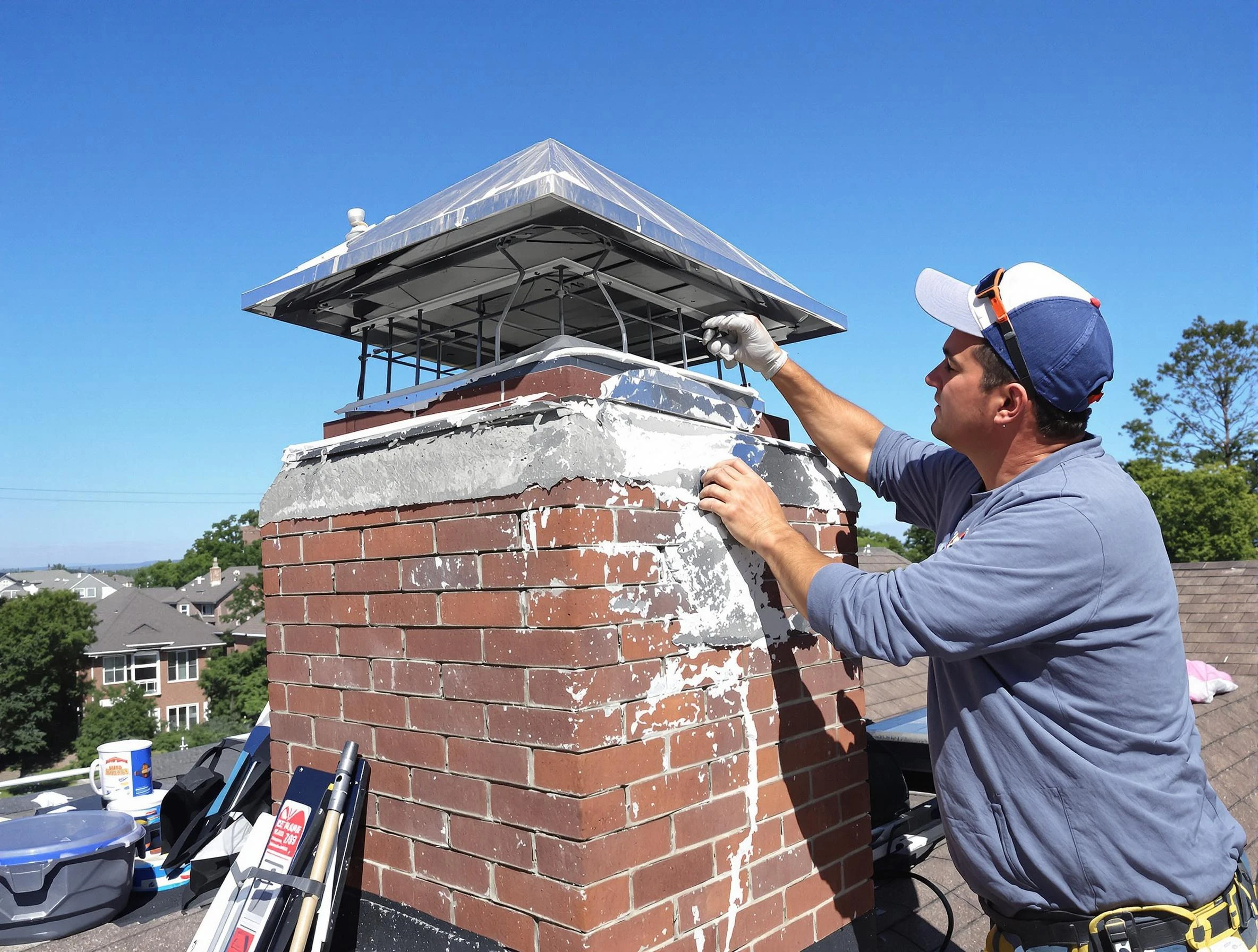Chimney Crown Services in Shawnee