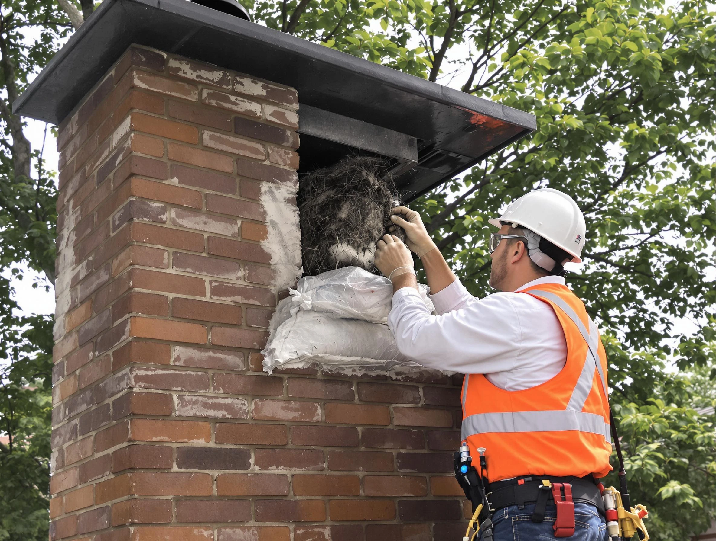 Humane removal of debris and animals by Shawnee Chimney Sweep in Shawnee, OK