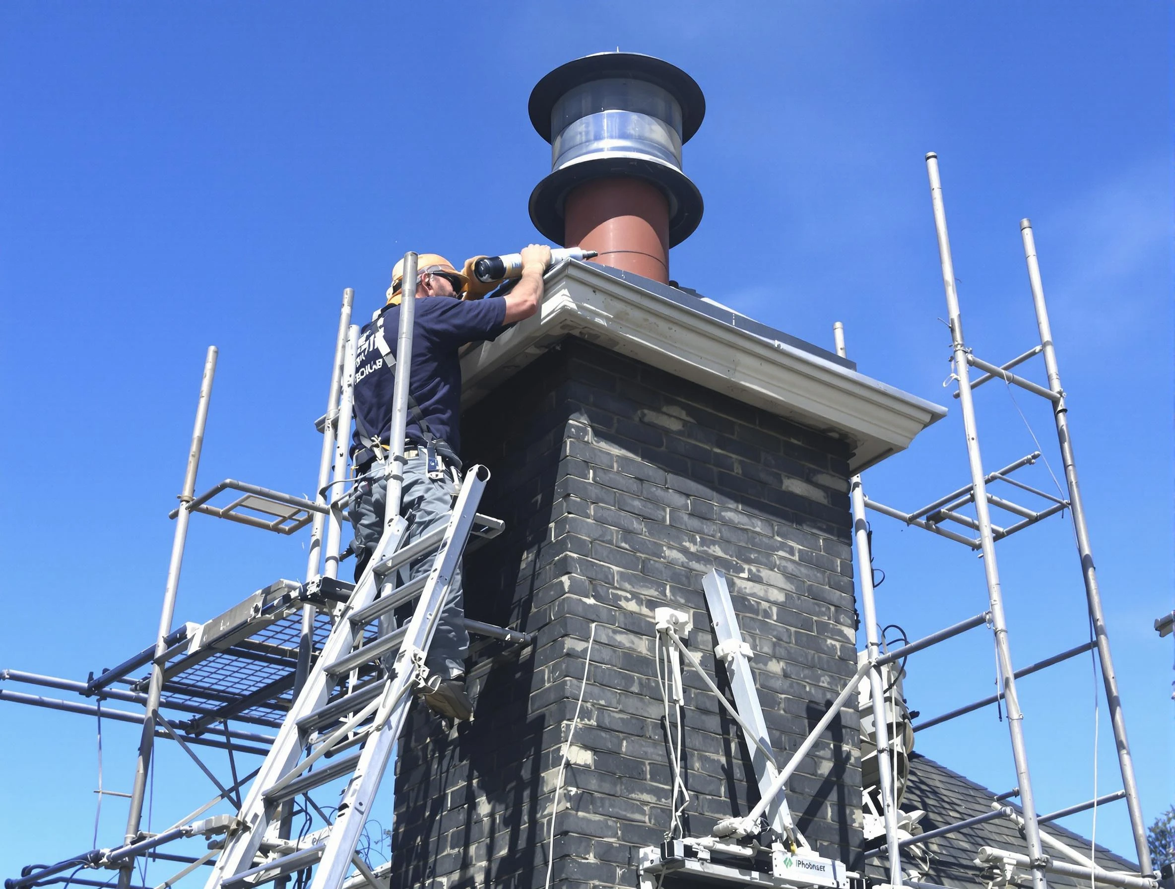 Sturdy chimney crown finished by Shawnee Chimney Sweep in Shawnee, OK