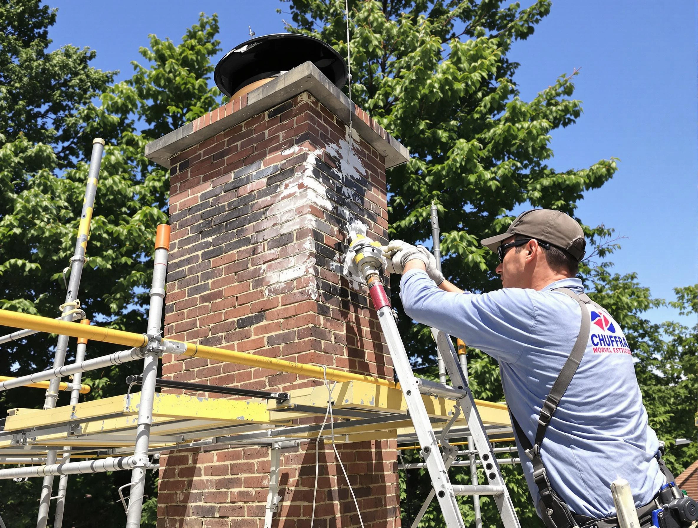 Structural chimney repair by Shawnee Chimney Sweep in Shawnee, OK